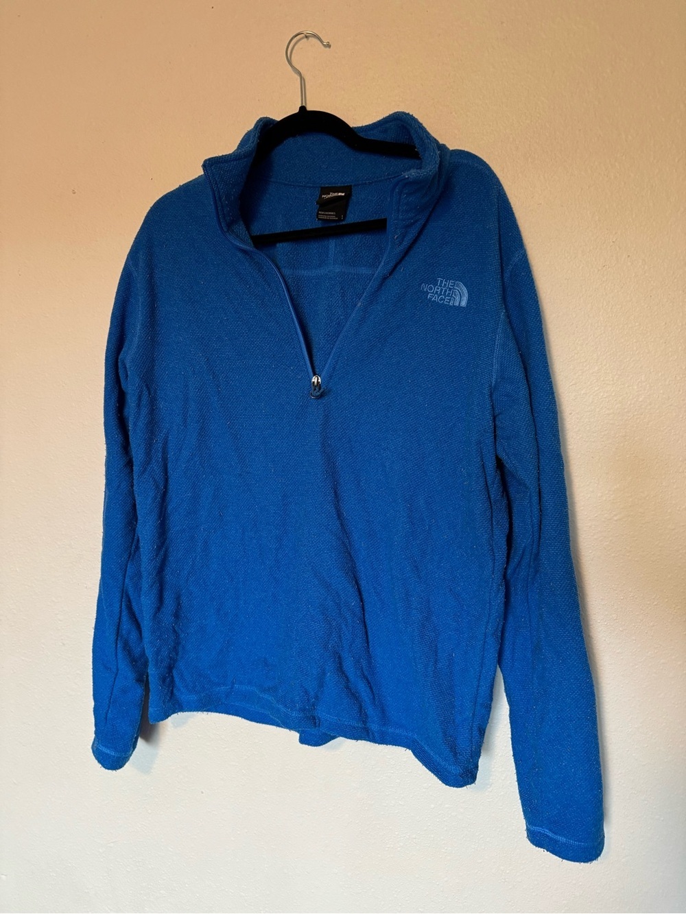 The North Face Men’s Royal Blue Half-Zip Fleece